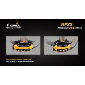Налобный фонарь Fenix HP25 CREE XP-E